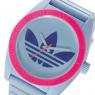 アディダス サンティアゴ クオーツ ユニセックス 腕時計 ADH2871 ブルーグレー/ピンクの商品詳細画像