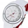 アディダス スタンスミス クオーツ レディース 腕時計 ADH3124 ホワイト/レッドの商品詳細画像