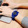 カシオ ベビーG  レディース 腕時計 BA-110CR-2AJF ブラック/ブルーの商品詳細画像