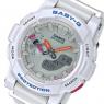カシオ ベビーG フォーランニング クオーツ レディース 腕時計 BGA-185-7A ホワイトの商品詳細画像
