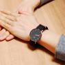 ダニエル ウェリントン クラシック ブラック コーンウォール/ローズ 36mm ユニセックス 腕時計 DW00100150の商品詳細画像