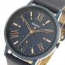 フォッシル クオーツ レディース 腕時計 ES4109 ネイビー/ネイビーの商品詳細画像