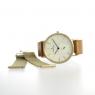 オロビアンコ クオーツ ユニセックス 腕時計 OR-0061-39LGDOFWH ホワイト/イエローゴールドの商品詳細画像