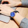 ロスリング MODERN 36MM GLENCOE レディース 腕時計 RO-003-015 ダークグレー/ブルーの商品詳細画像