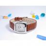 フォリフォリ クオーツ レディース 腕時計 S922-BR シルバー/ブラウンの商品詳細画像