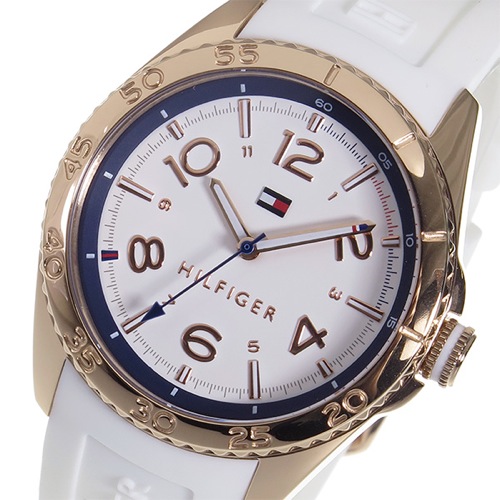 トミー ヒルフィガー クオーツ レディース 腕時計 1781636 ホワイト