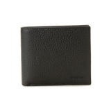 クロミア レディース 二つ折り財布 イタリアレザー 2400027-NER ブラック×レッド