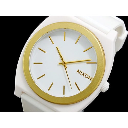 ニクソン タイムテラーP 腕時計 A119-1297  WHITE/GOLD ANO