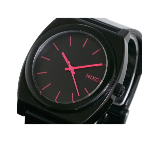 ニクソン タイムテラー 腕時計 A119-480 BLACK/BRIGHT PINK