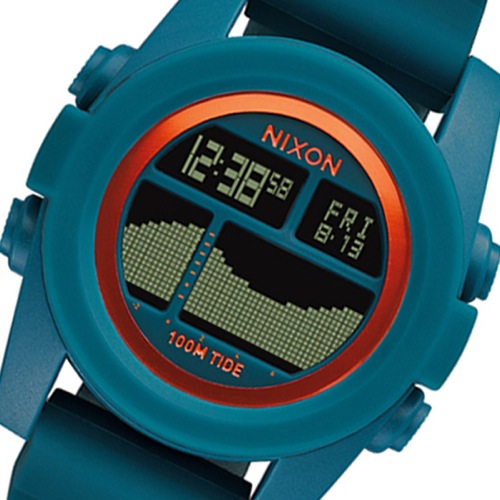ニクソン ユニットタイド デジタル ユニセックス 腕時計 A2822087 マリンブルー