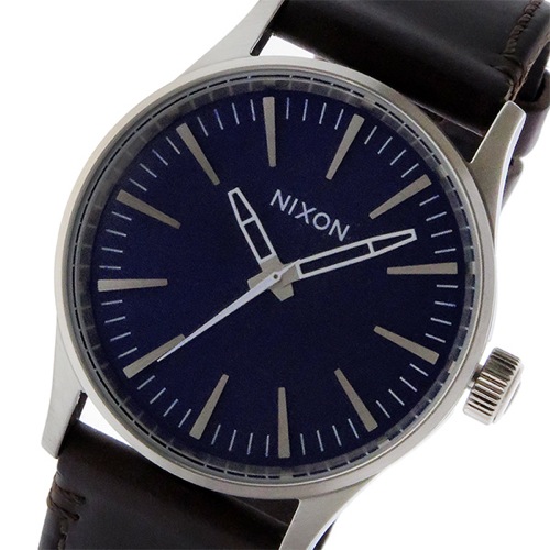 ニクソン セントリー レザー クオーツ ユニセックス 腕時計 A377-1524 ブルー