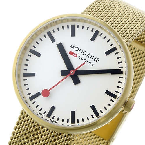 モンディーン クオーツ レディース 腕時計 A7633036221SBM ホワイト