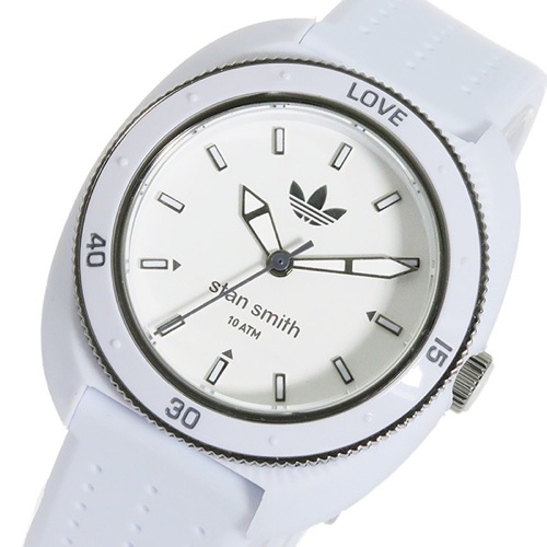 アディダス スタンスミス クオーツ レディース 腕時計 ADH3121 ホワイト/ホワイト