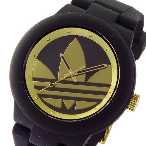 アディダス アバディーン クオーツ ユニセックス 腕時計 ADH3207 ゴールド/ブラック
