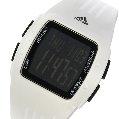 アディダス デュラモ デジタル ユニセックス 腕時計 ADP3263 ホワイト