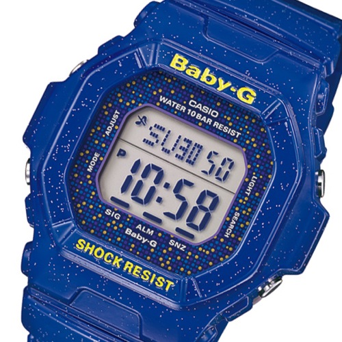 カシオ ベビーG コズミックフェイス レディース 腕時計 BG-5600GL-2 ブルー