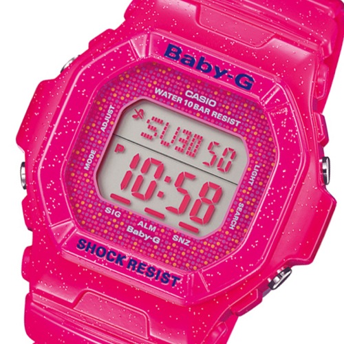 カシオ ベビーG コズミックフェイス レディース 腕時計 BG-5600GL-4 ピンク