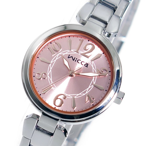 シチズン ウィッカ クオーツ レディース 腕時計 BG3-813-91 ピンク