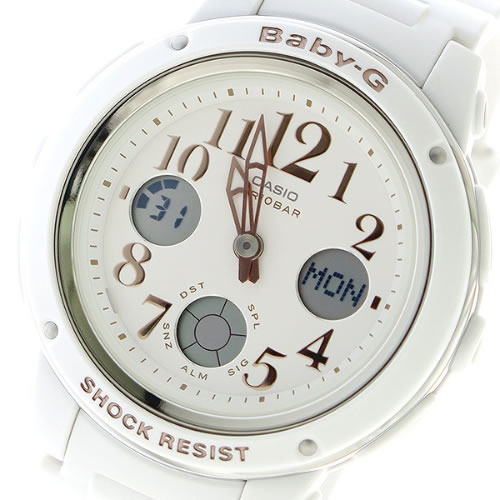 カシオ ベビーG クオーツ レディース 腕時計 BGA-150EF-7B ホワイト