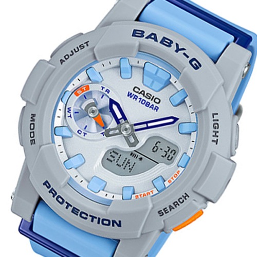 カシオ ベビーG フォーランニング クオーツ レディース 腕時計 BGA-185-2A ホワイト