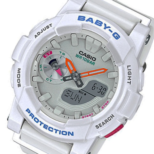 カシオ ベビーG フォーランニング クオーツ レディース 腕時計 BGA-185-7A ホワイト