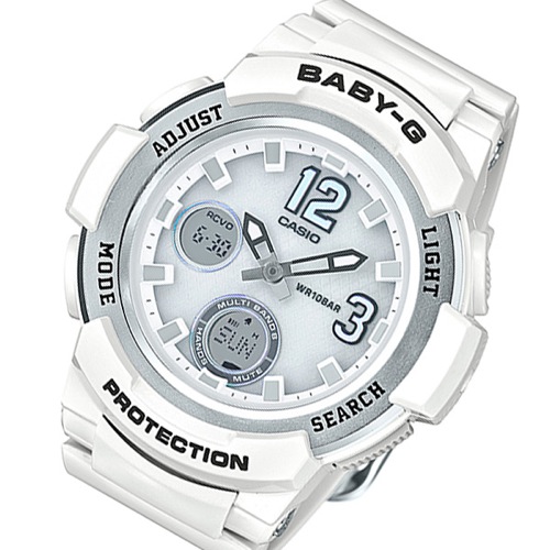 カシオ ベビーG タフソーラー レディース 腕時計 BGA-2100-7BJF ホワイト 国内正規