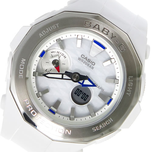 カシオ ベビーG クオーツ レディース 腕時計 BGA-225-7A ホワイト