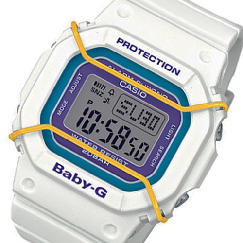 カシオ ベビーG プロテクター クオーツ レディース 腕時計 BGD-501-7B ホワイト