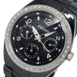 フォッシル FOSSIL ドレス クオーツ レディース クロノ 腕時計 CE1043 ブラック