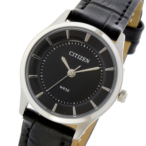 シチズン クオーツ レディース 腕時計 ER0207-09E ブラック