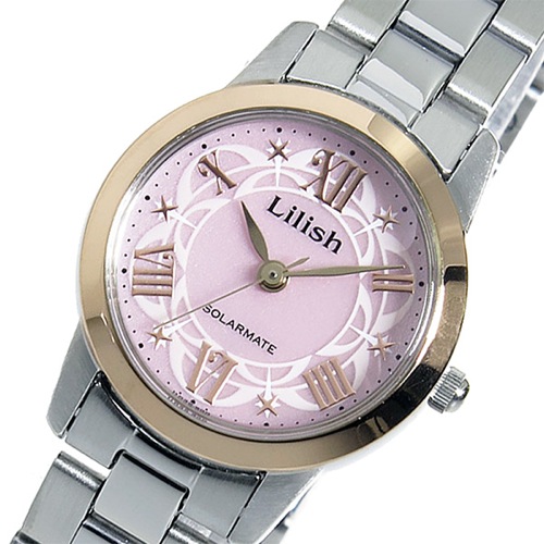 シチズン リリッシュ ソーラー クオーツ レディース 腕時計 H039-900 ピンク