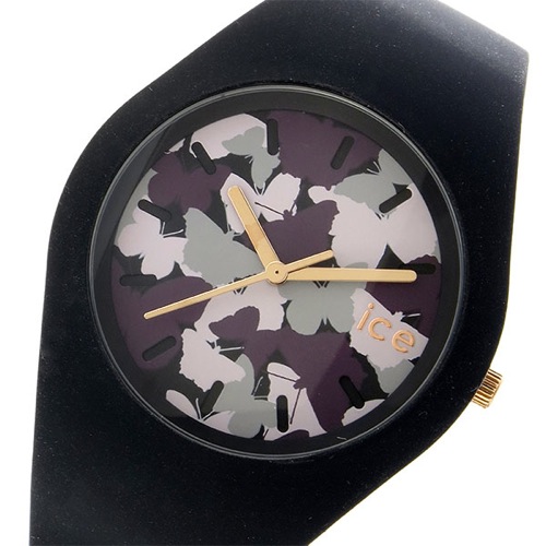 アイスウォッチ アイスフライ ブラック ユニセックス 腕時計 ICEFYBKUS15 カモフラ/バタフライ