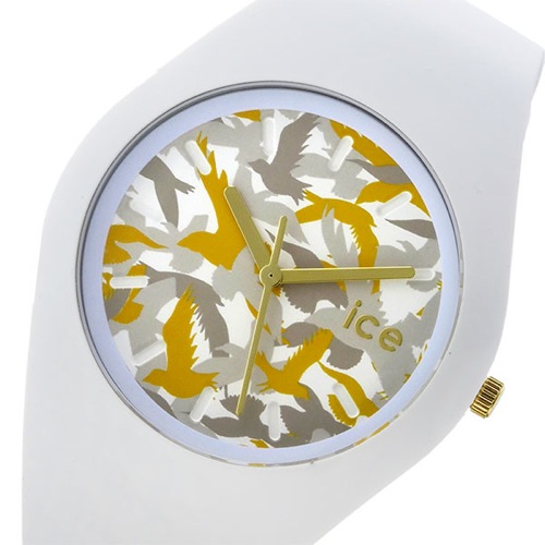 アイスウォッチ アイスフライ ホワイト ユニセックス 腕時計 ICEFYWEUS15 カモフラ/バード