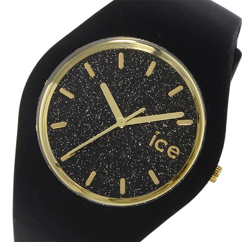 アイスウォッチ アイスグリッター ユニセックス 腕時計 ICEGTBBKUS15 ブラック