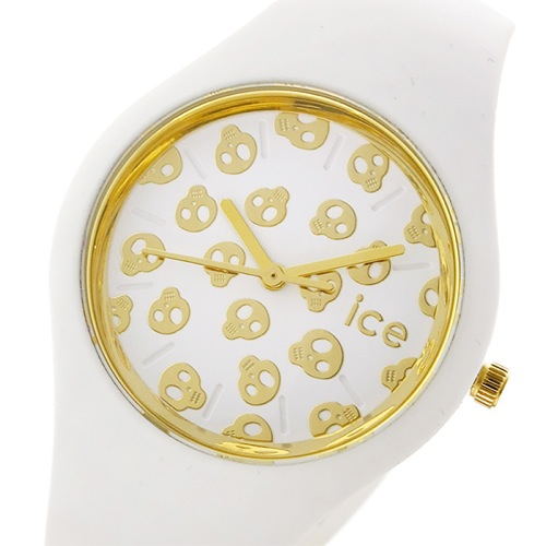 アイスウォッチ アイススカル レディース 腕時計 ICESKWESS15 ホワイト/ゴールド