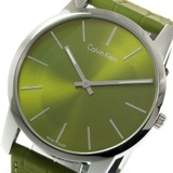 カルバン クライン クオーツ レディース 腕時計 K2G211WL グリーン