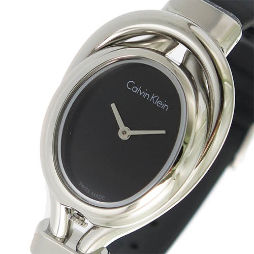 カルバンクライン クオーツ レディース 腕時計 K5H231B1 ブラック