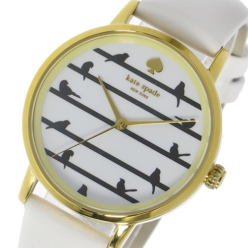 ケイトスペード メトロ レディース 腕時計 KSW1043 ホワイト