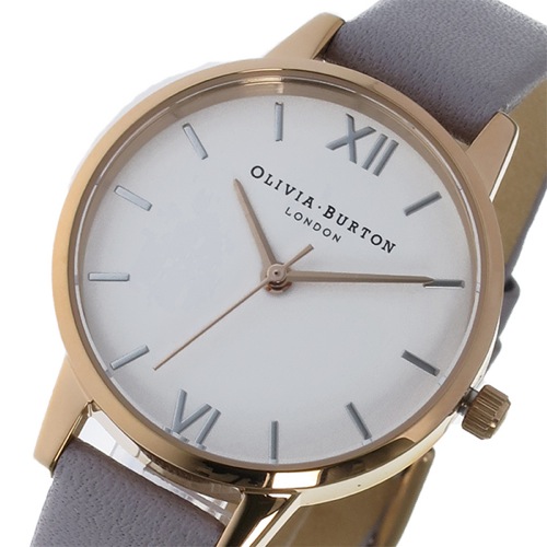 オリビアバートン クオーツ レディース 腕時計 OB16MDW15 ホワイト