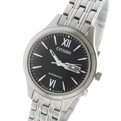 シチズン 自動巻き レディース 腕時計 PD7130-51E ブラック