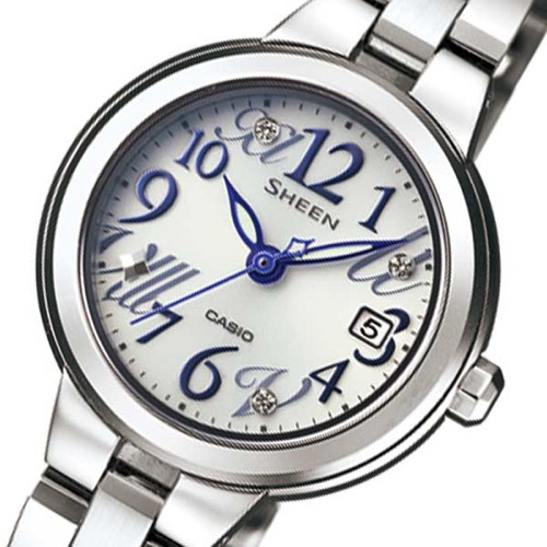 カシオ シーン レディース 腕時計 SHE-4506SBD-7AJF シルバー 国内正規