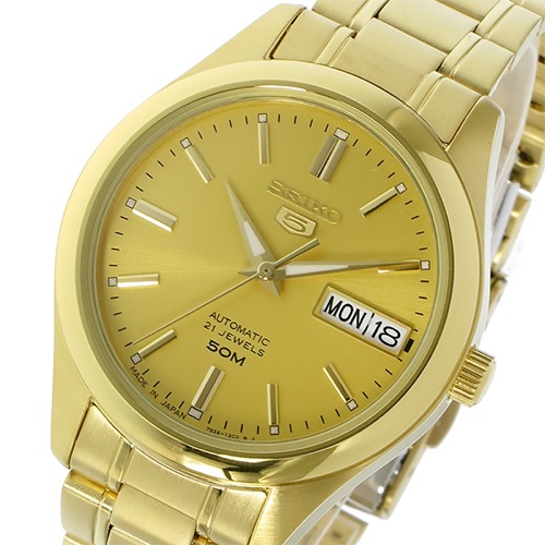 セイコー セイコー5 5 自動巻き レディース 腕時計 SNK876J1 ゴールド