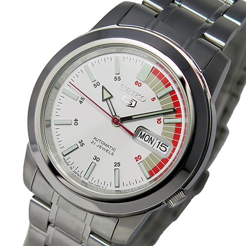 セイコー セイコーファイブ 自動巻き レディース 腕時計 SNKK25J1 ホワイト