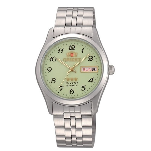 オリエント スリースター 海外モデル 自動巻き レディース 腕時計 SPM00022R8 ライトグリーン