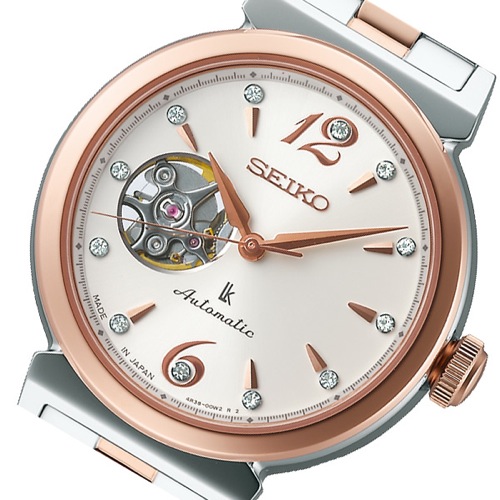 セイコー SEIKO ルキア 自動巻き レディース 腕時計 SSVM010 アイボリー 国内正規