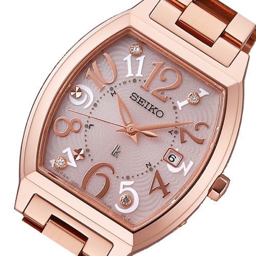 セイコー SEIKO ルキア ソーラー レディース 腕時計 SSVW050 ピンク 国内正規