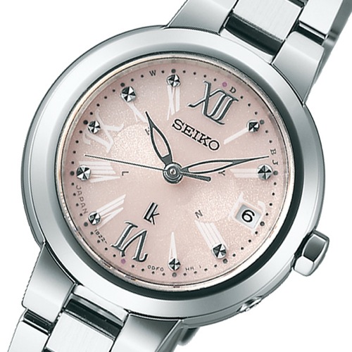 セイコー SEIKO ルキア ソーラー レディース 腕時計 SSVW067 ピンク 国内正規