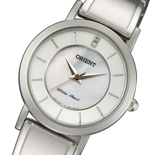 オリエント クオーツ レディース 腕時計 SUB96005W0 ホワイトシェル/シルバー