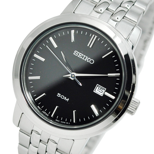 セイコー SEIKO クオーツ レディース 腕時計 SUR827P1 ブラック