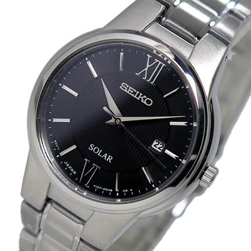セイコー SEIKO ソーラー クオーツ レディース 腕時計 SUT229P1 ブラック